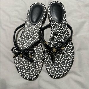 Kate Spade Black and White Sandals